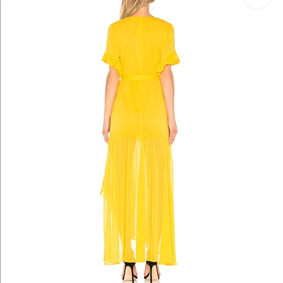Privacy Please Chrysanthemum Gown in Yellow - Picture 3 of 6